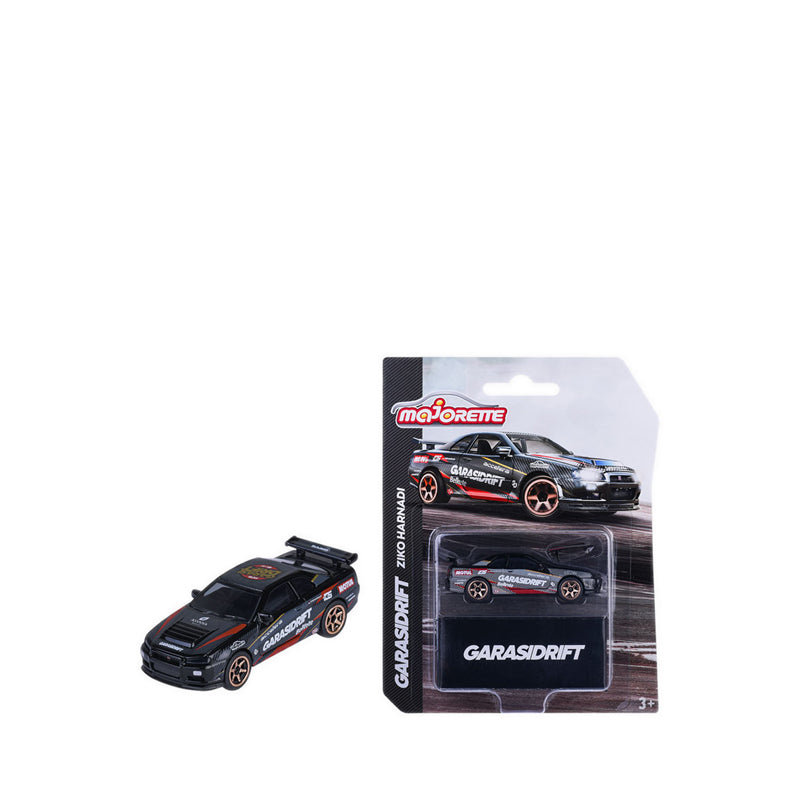 MAJORETTE NISSAN SKYLINE GTR (R34) GARASI DRIFT - MAJ212051030PMI