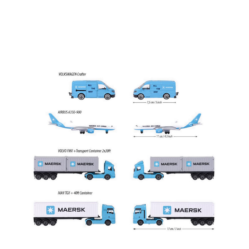 Majorette Maersk Canopy Container Transport - MAJ212057289-3