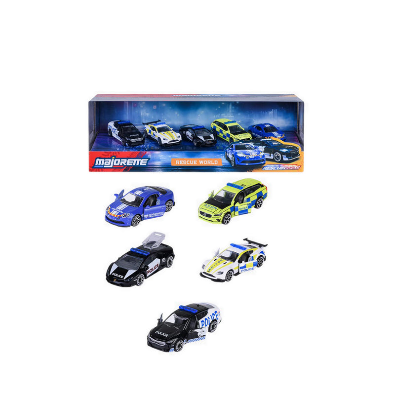 MAJORETTE Rescue World 5 Pieces Giftpack