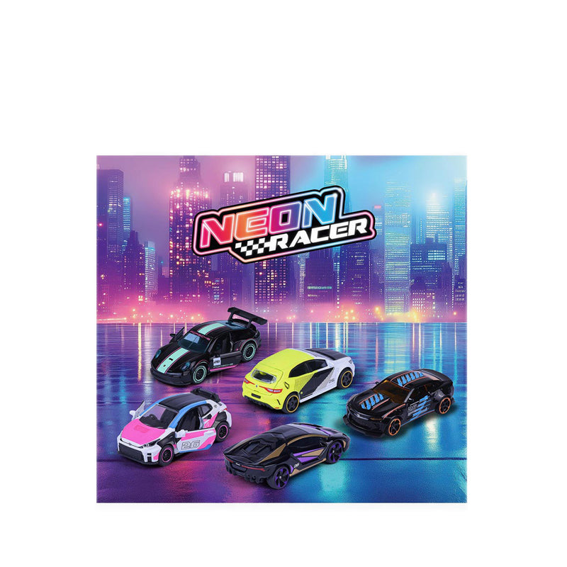 MAJORETTE Neon Racer 5 Pcs Gift Pack