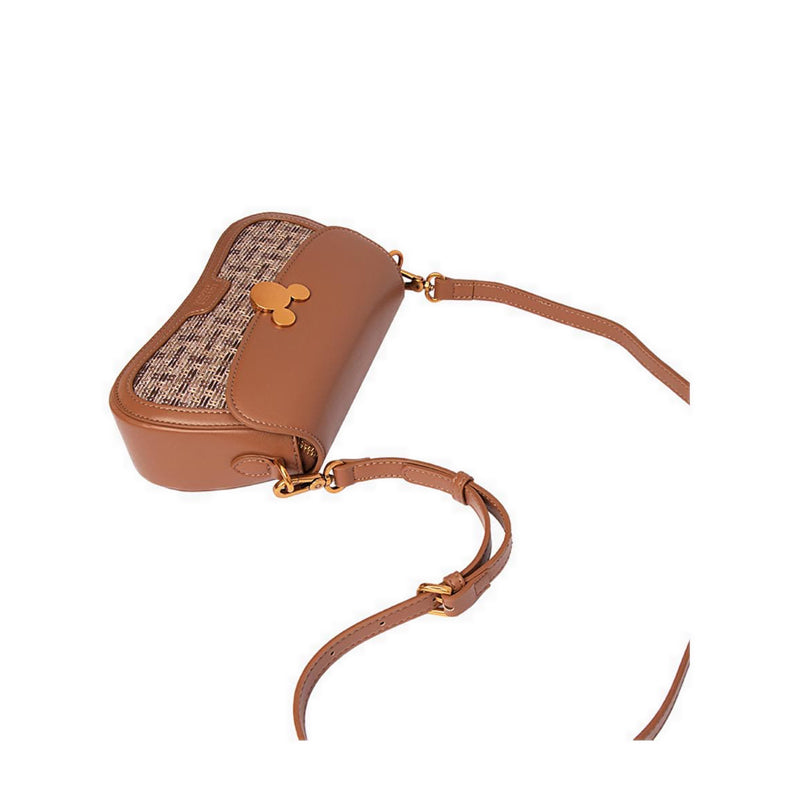 MESUCA DISNEY SHOULDER BAG BROWN 2 - MC5195A1