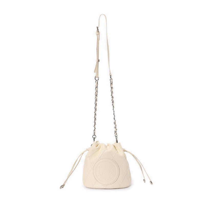 MESUCA SANRIO BUCKET BAG WHITE - MC541067W