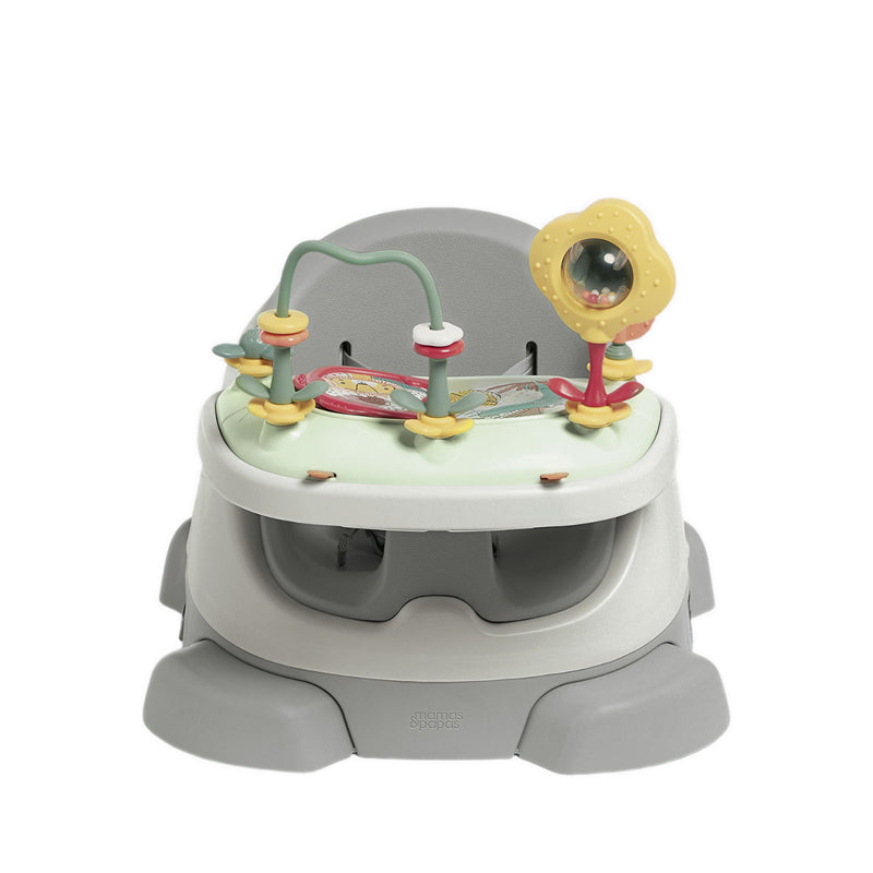 Mamas & Papas Bug 3-in-1 Floor & Booster Seat - Pebble - MPS9868L75R1