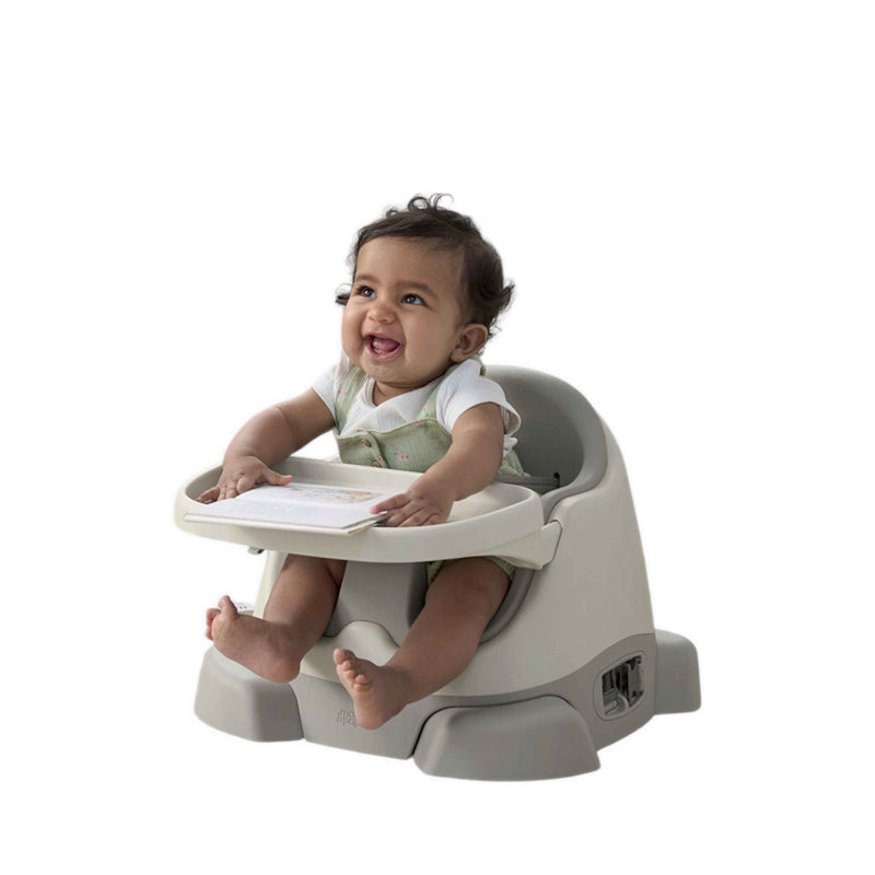Mamas & Papas Bug 3-in-1 Floor & Booster Seat - Pebble - MPS9868L75R1