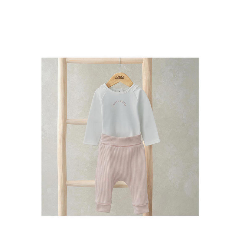 Mamas & Papas Little Sister Bodysuit & Leggings Set - MPSS42LJ4L