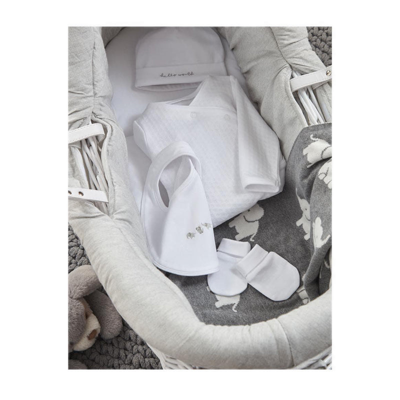 Mamas & Papas Hello World Hat & Mitts - MPSS432AF6