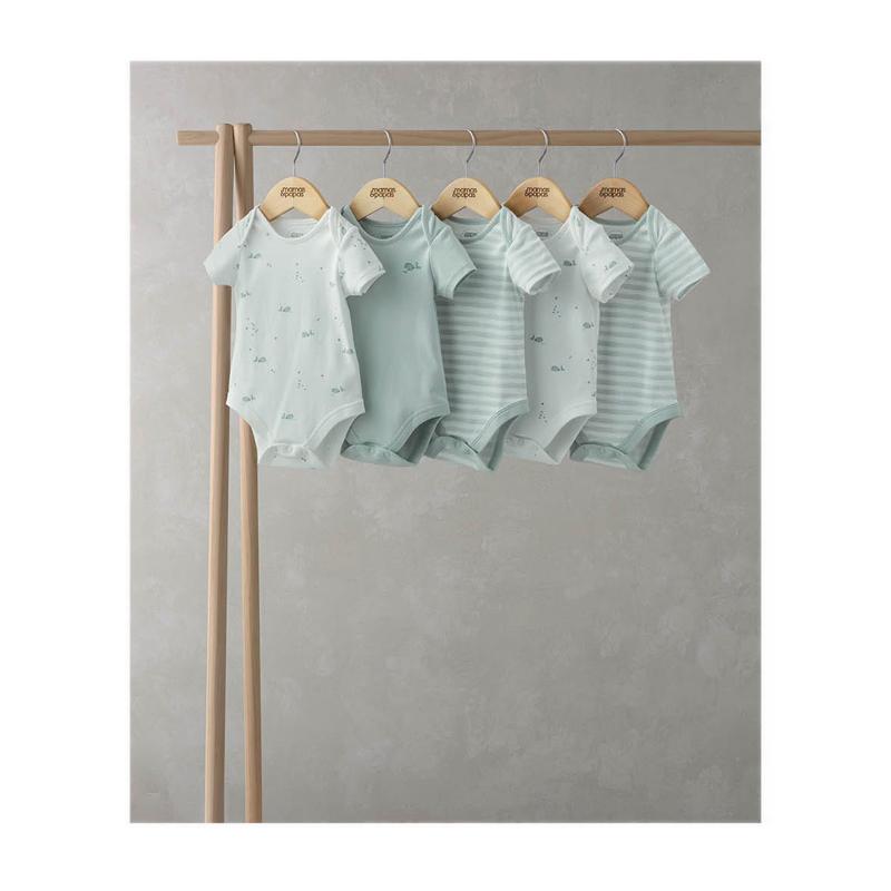 Mamas & Papas Whale Short Sleeve Bodysuits - MPSS79GJ1L