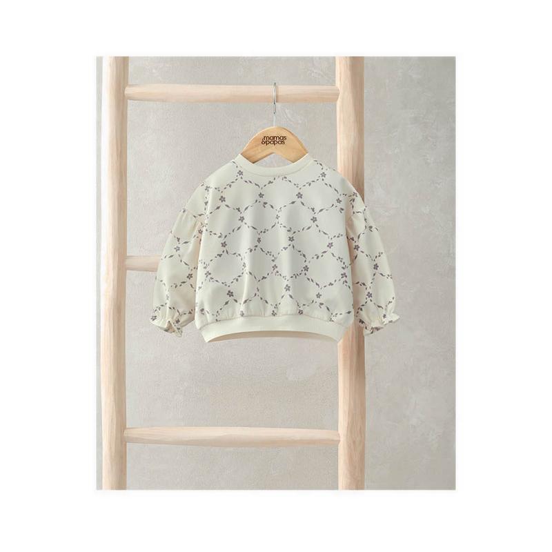 Mamas & Papas Trellis Print Sweatshirt - MPSS94OH4H