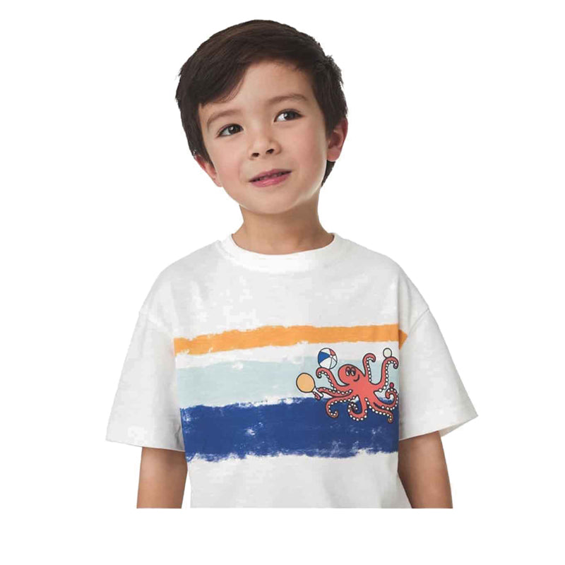 Marks & Spencer Pure Cotton Octopus T-Shirt - MSP1325E-T88