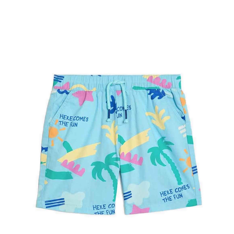 Marks & Spencer Pure Cotton Holiday Print Shorts - MSP1862V-T88