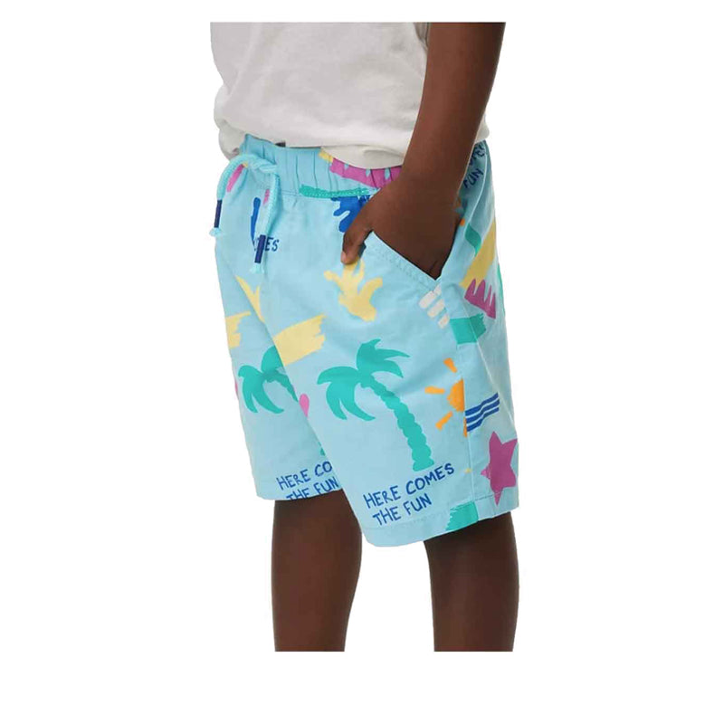 Marks & Spencer Pure Cotton Holiday Print Shorts - MSP1862V-T88