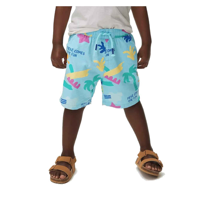 Marks & Spencer Pure Cotton Holiday Print Shorts - MSP1862V-T88
