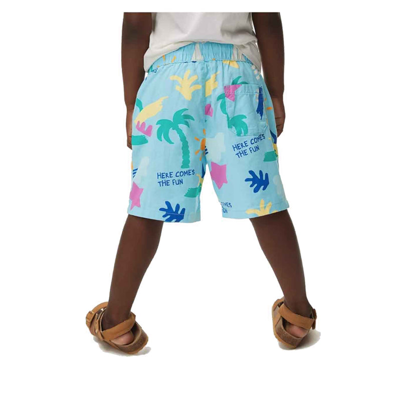 Marks & Spencer Pure Cotton Holiday Print Shorts - MSP1862V-T88