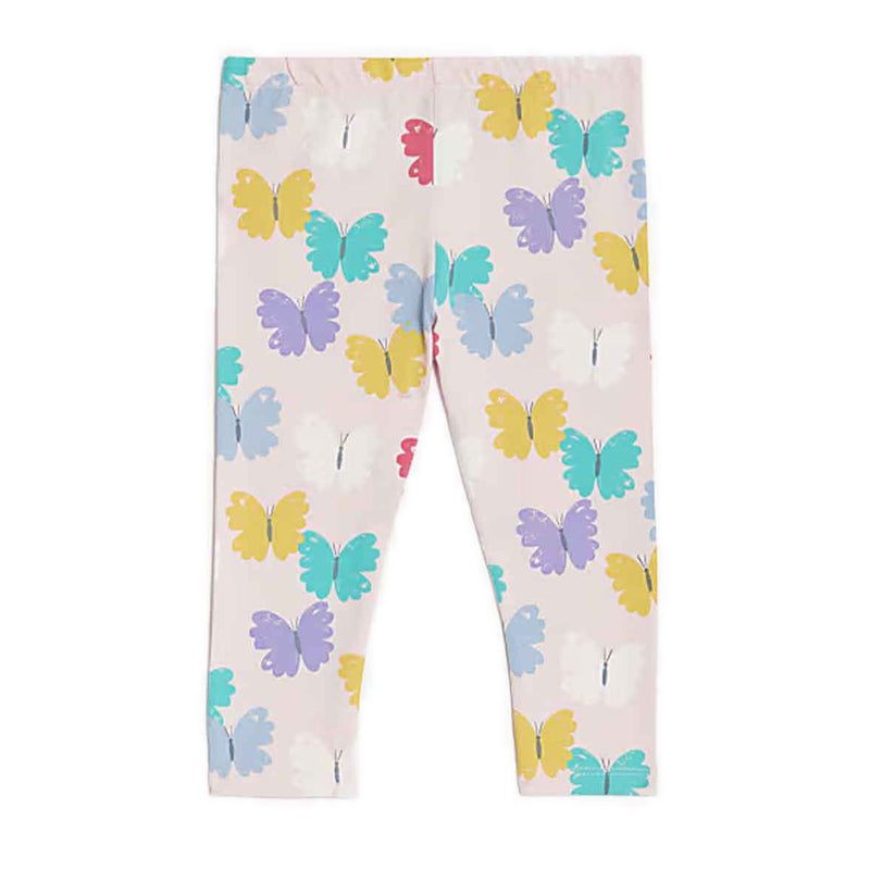 Marks & Spencer 2pk Cotton Rich Butterfly & Striped Leggings - MSP2240B-T78