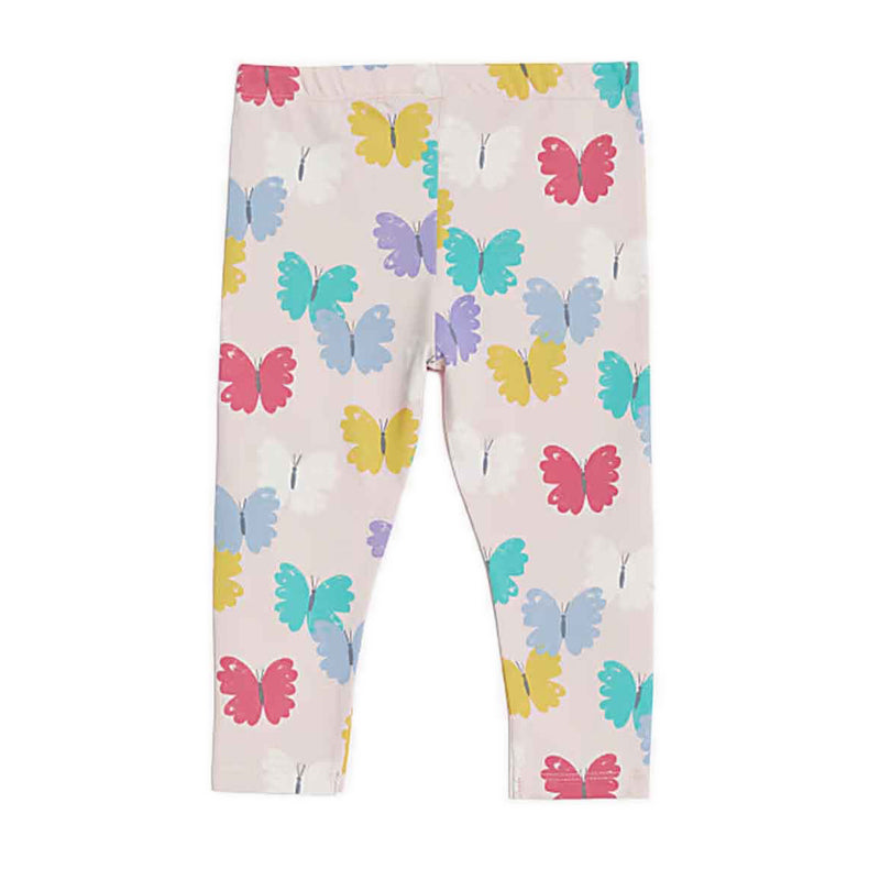 Marks & Spencer 2pk Cotton Rich Butterfly & Striped Leggings - MSP2240B-T78