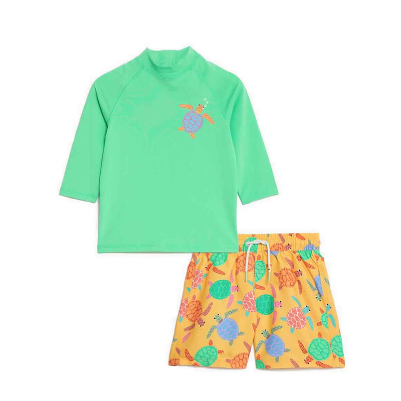 Marks & Spencer 2pc Turtle Swim Set - MSP3545W-T88