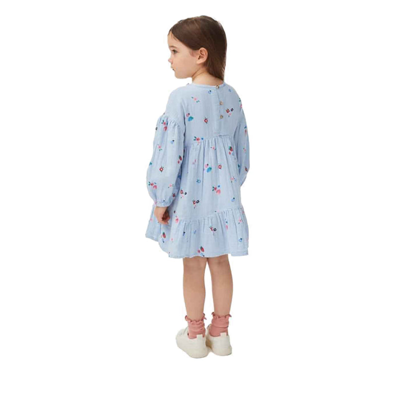Marks & Spencer Pure Cotton Floral Tiered Dress - MSP3708T-T77