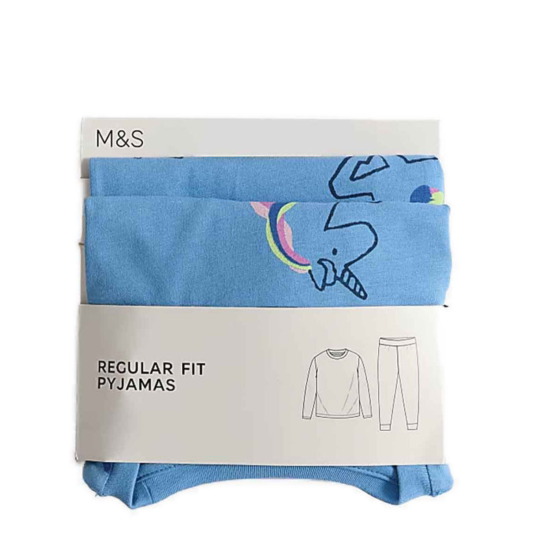 Marks & Spencer Pure Cotton Unicorn Pyjamas - MSP4064E-T86