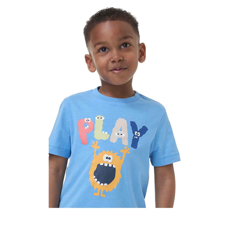 Marks & Spencer Pure Cotton Monster T-Shirt - MSP4126Z-T88