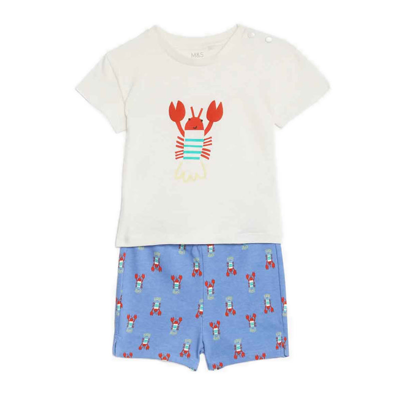 Marks & Spencer Cotton Rich Lobster Outfit - MSP4204I-T78