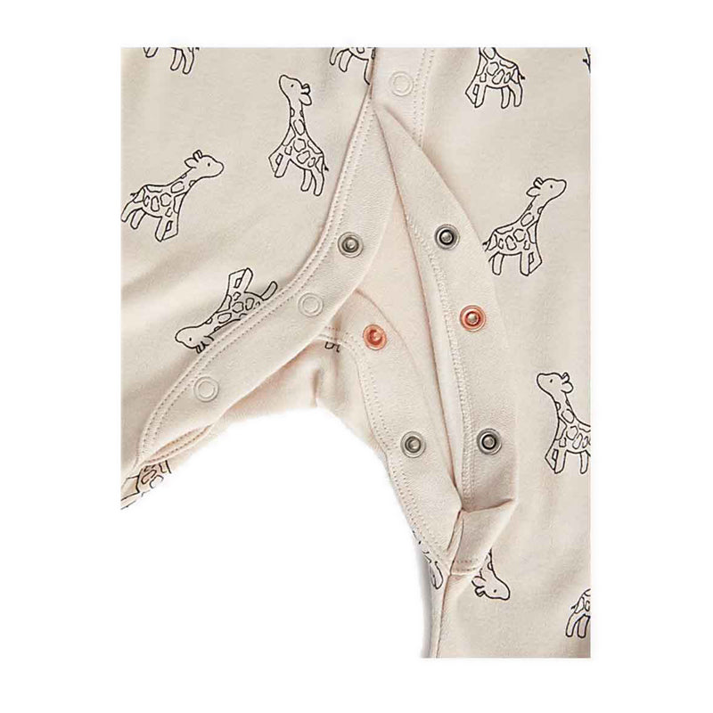 Marks & Spencer 3pk Pure Cotton Giraffe & Striped Sleepsuits - MSP6540S-T92