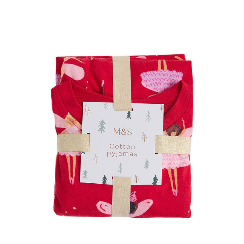 Marks & Spencer Pure Cotton Fairy Pyjamas - MSP7066X-T86