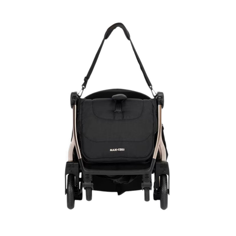 MAXI COSI EVA 3 ESSENTIAL BLACK INCL ADPTRS - MXISTR-028-INT-BLA