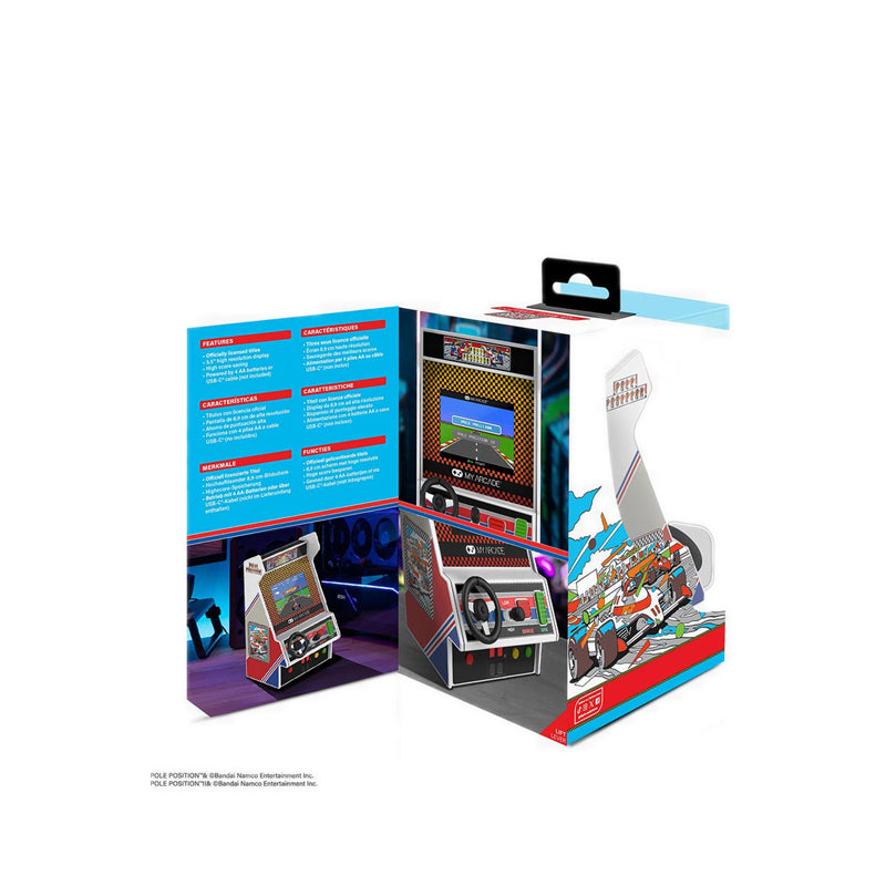 My Arcade Racing Player 7.5" Pole Position Portable Retro Arcade - MYADGUNL-7022