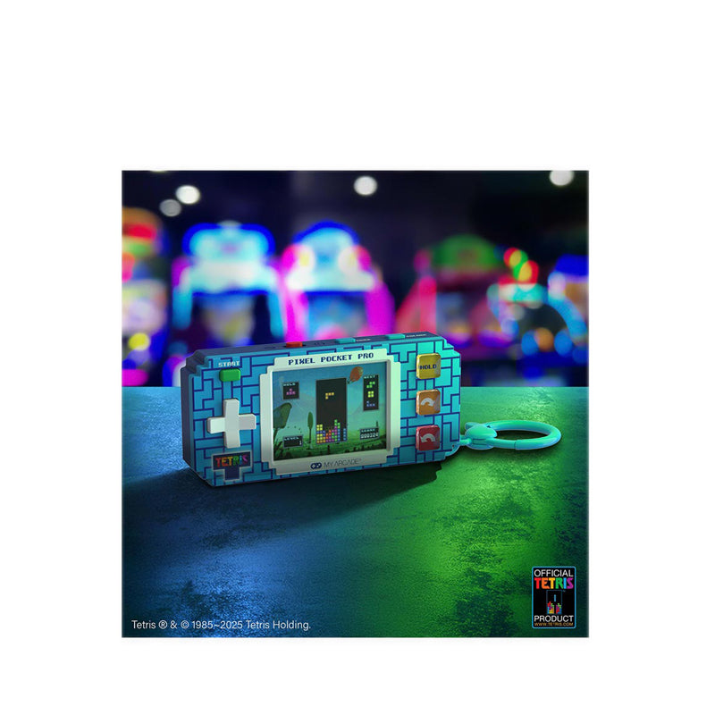 My Arcade Pixel Pocket Pro Tetris Portable Gaming System - MYADGUNL-7139