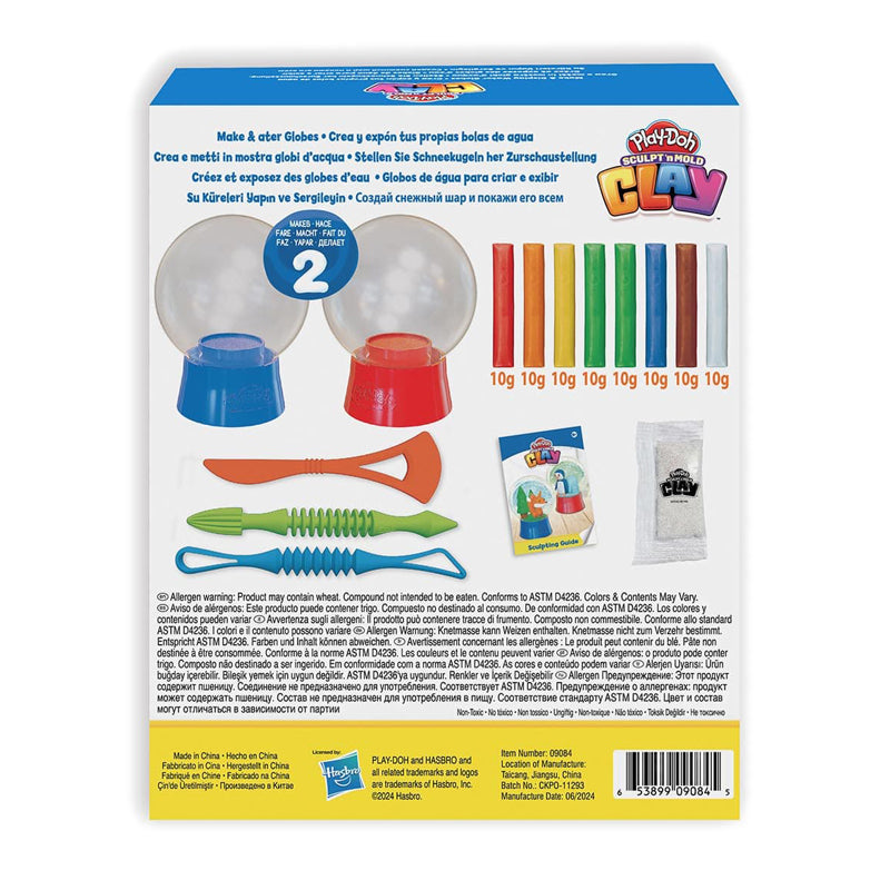 PlayDoh Sculpt n Model Make & Display Water Globes - PDC09084