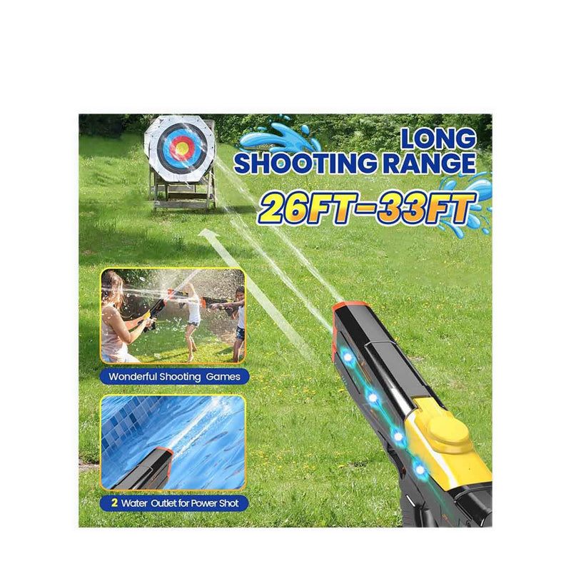 Play Time Fun Dual Nozzles Lighted Water Gun - PFNCPS289532