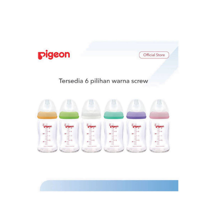 PIGEON PP WIDE NECK 160 ML WITH PLUS NIPPLE - PGOPR010317