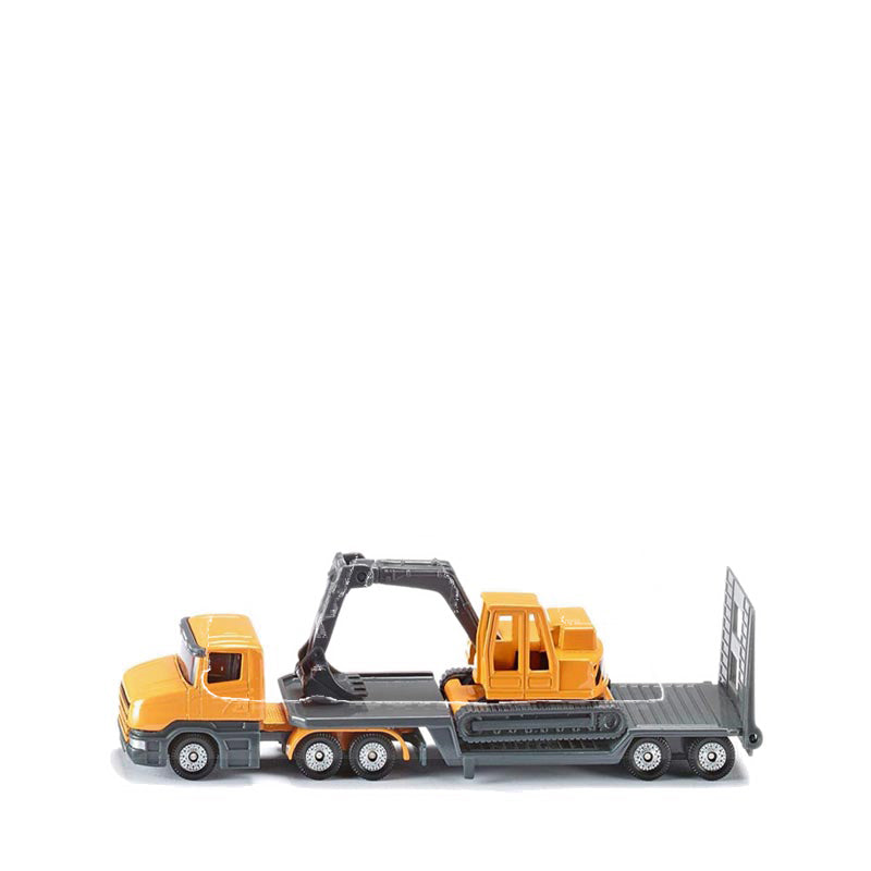 SIKU LOW LOADER WITH EXCAVATOR - SIK1611