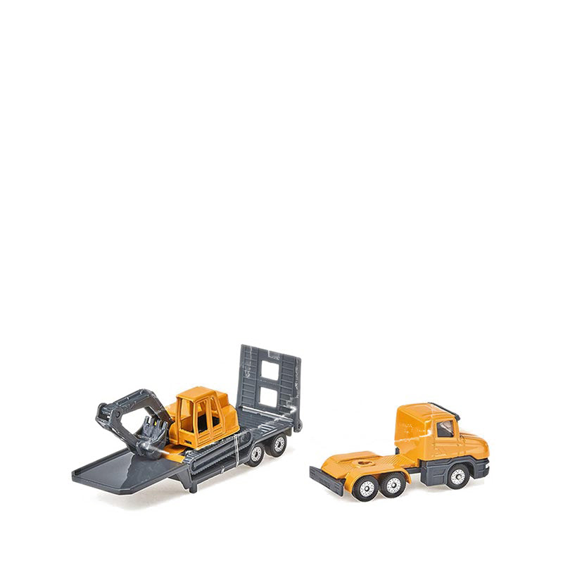 SIKU LOW LOADER WITH EXCAVATOR - SIK1611