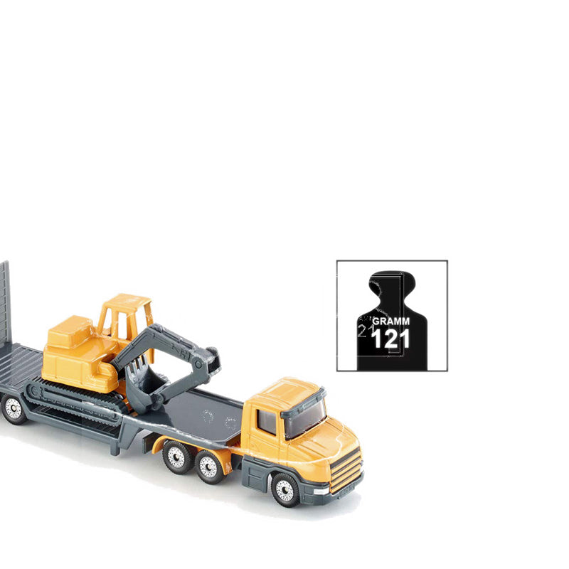 SIKU LOW LOADER WITH EXCAVATOR - SIK1611