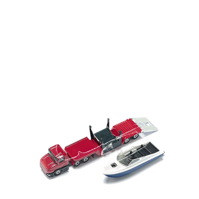 Siku Low Loader With Boat -SIK1613