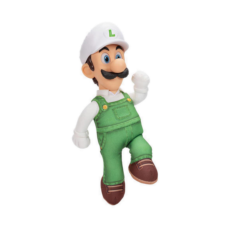 The Super Mario Galaxy Movie – 15" Posable Plush – Fire Luigi - SM8432374