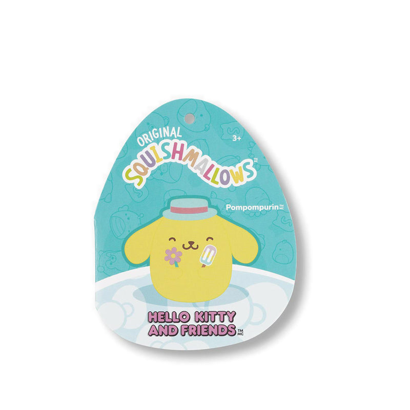 Squishmallows 8-Inch Hello Kitty & Friends Seize the Moment Pompompurin - SQMSQSN01114