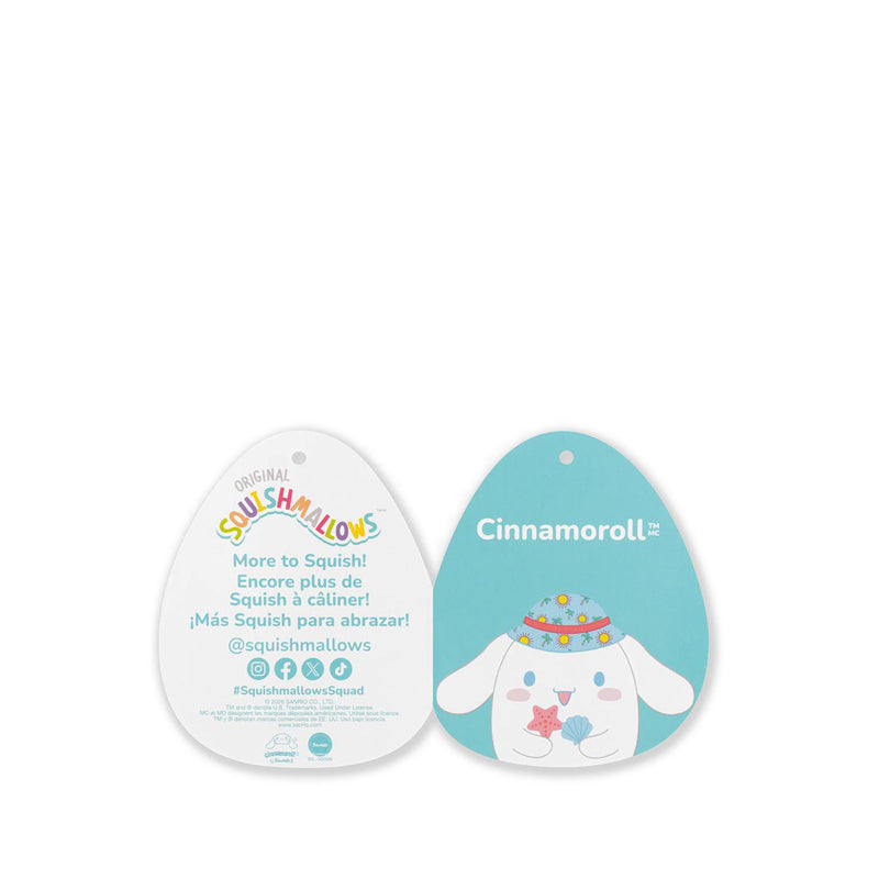 Squishmallows 8-Inch Hello Kitty & Friends Seize the Moment Cinnamoroll - SQMSQSN01117