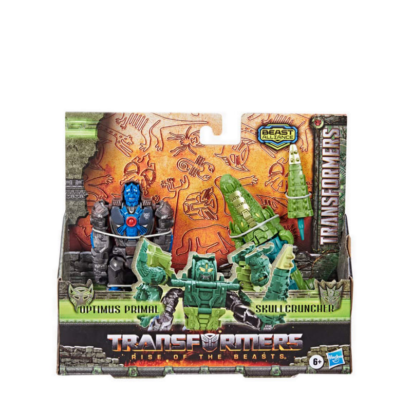 Transformers: Rise of the Beasts Beast Alliance Beast Combiners 2-Pack Optimus Primal & Skullcruncher - TFOF4619