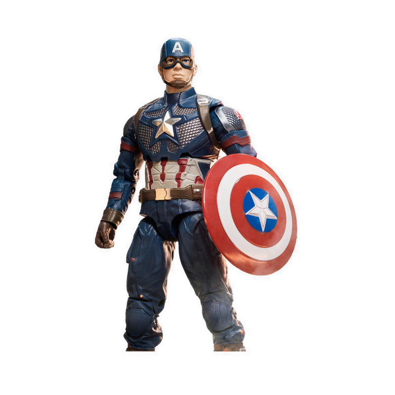 Marvel ZD Toys New Captain America with Plastic Holder - ZDT1904-01