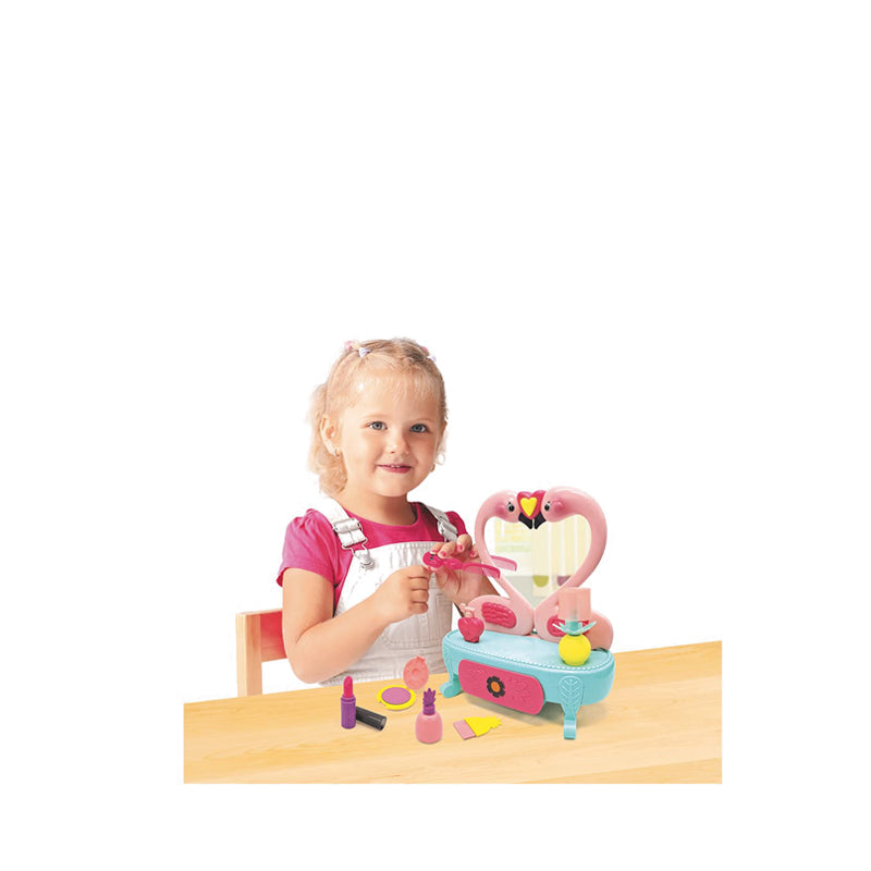 ZOO TROOP FLAMINGO VANITY SET - ZTR59019
