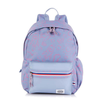 american tourister purple laptop backpack American Tourister LITTLE CARTER BACKPACK M AM PURPLE – Kidzstation