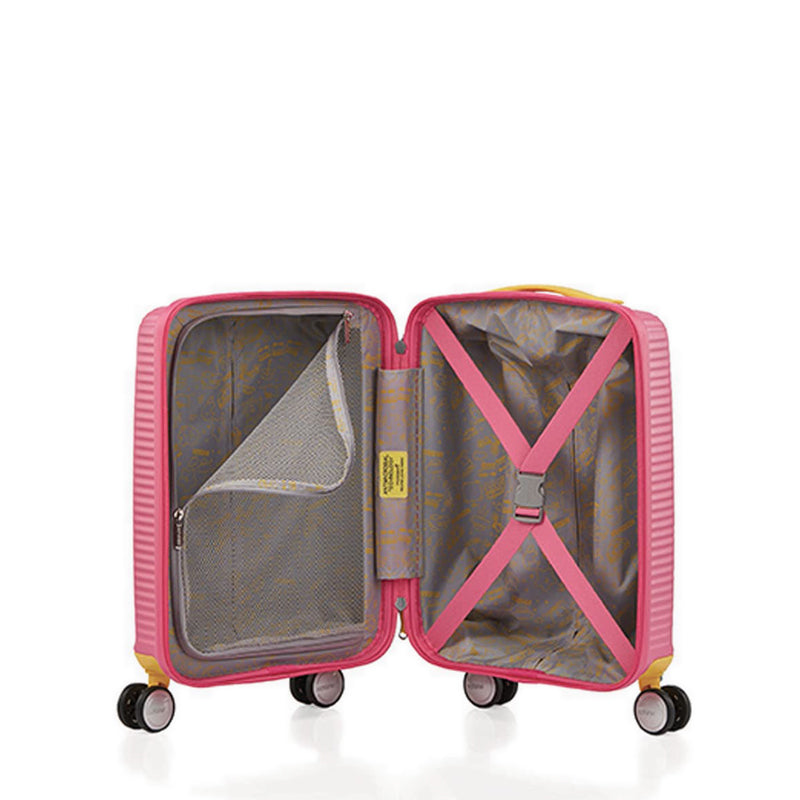 American Tourister LITTLE CURIO SPINNER 47/17 AM PNK/YELLOW