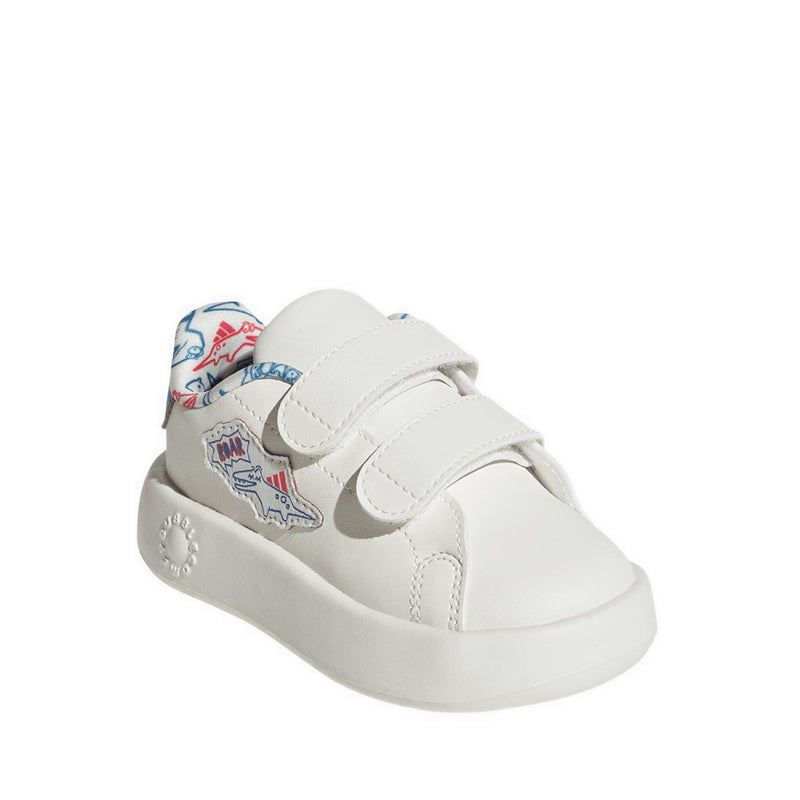 adidas Advantage Dino Kids' Infant Sneakers Shoes - Off White/Bright Royal/Semi Lucid Red