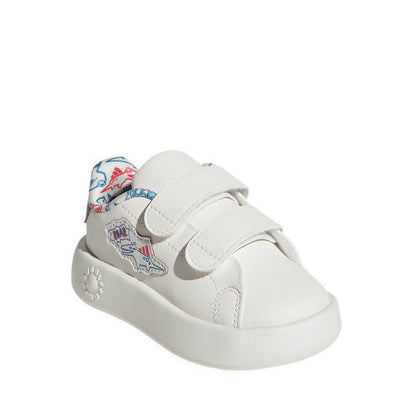 adidas Advantage Dino Kids' Infant Sneakers Shoes - Off White/Bright Royal/Semi Lucid Red