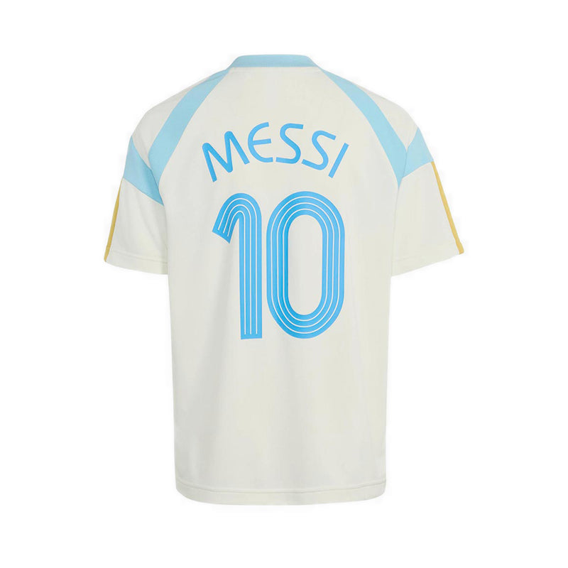 adidas Messi House Of Tiro Unisex T-Shirt Kids - Off White - Off White