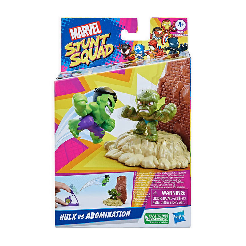 Avengers Marvel Hulk Stunt Squad Figure And Tgt - AVSF7066