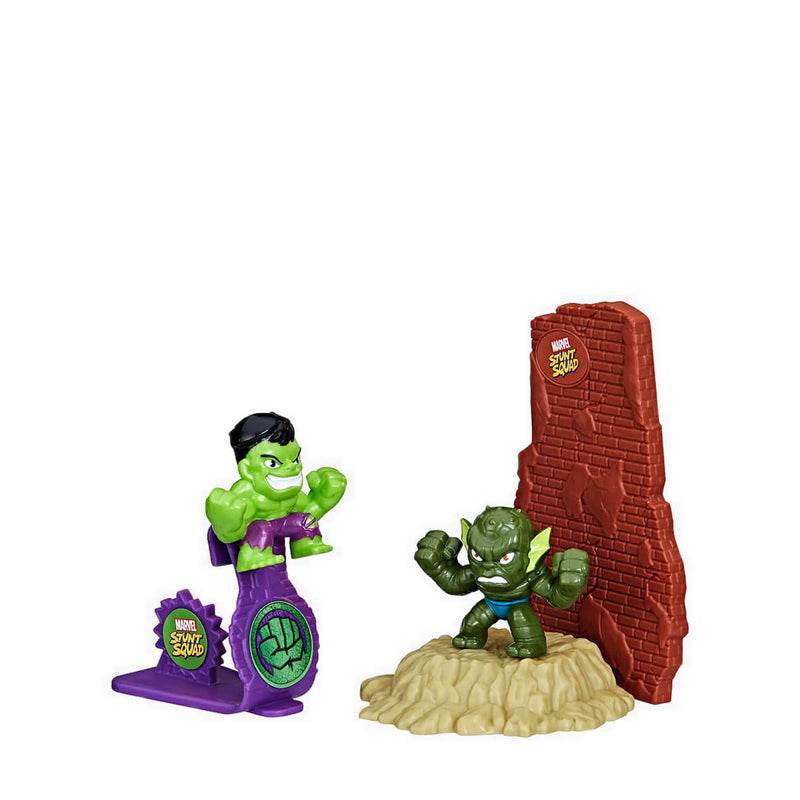 Avengers Marvel Hulk Stunt Squad Figure And Tgt - AVSF7066