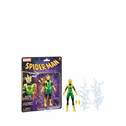 Marvel Legends - Electro Francine Frye (Spider-Man Retro Collection Series) - Série Hasbro Marvel Legends - Electro Francine Frye (Spider-Man Retro Collection Series) - Série Hasbro